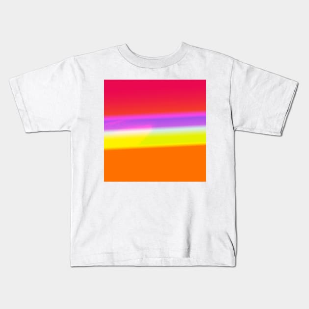 orange red pink abstract texture Kids T-Shirt by Artistic_st